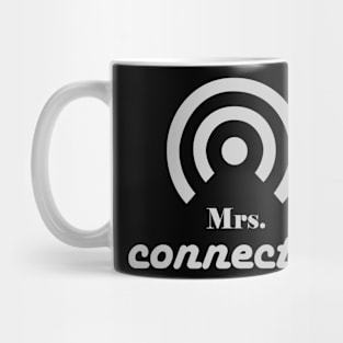 Couple valentine wifi and hotsopt woman T-Shirt Mug